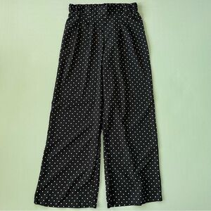Larry Levine Black & White Casual Palazzo Pants